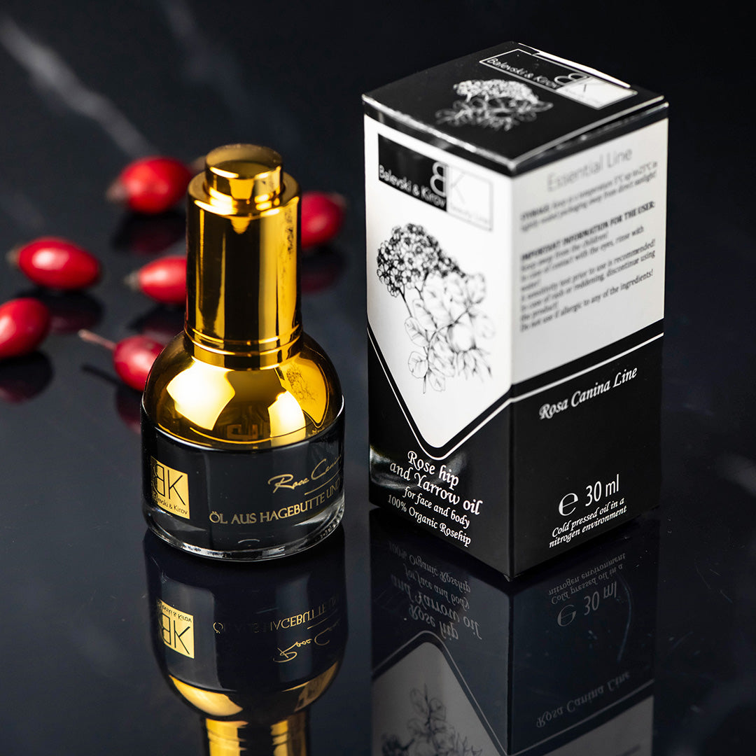 Studené lisovaný olej zo Šípky s olejom z Bieleho nechtíka 30 ml Luxus - Biologický produkt