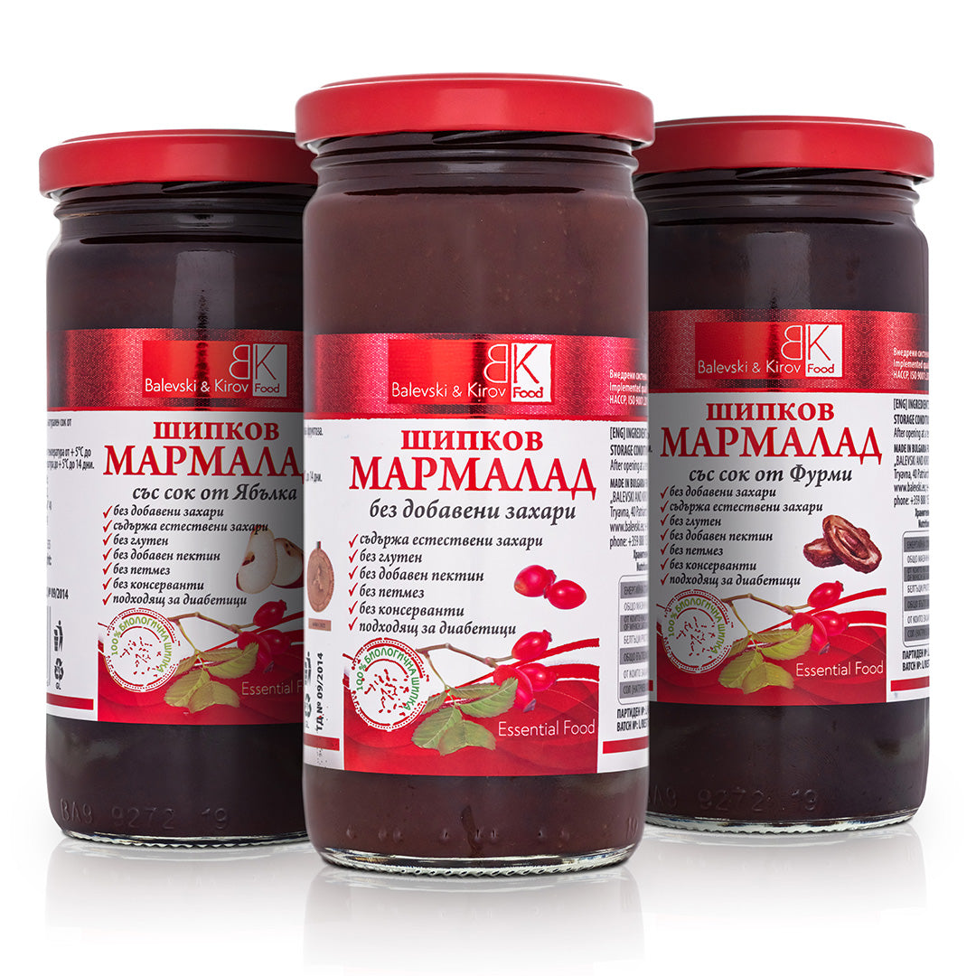 3 kusy Šípkový džem - Мix